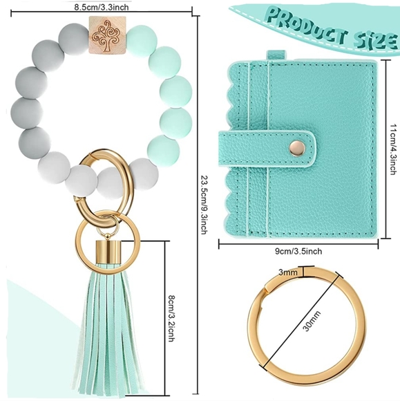 Bead bracelet keychain - Picture 5 of 11